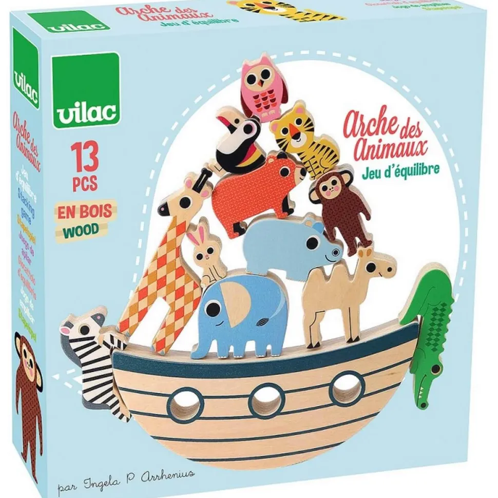 Jeu équilibre arche des animaux - Ingela P.Arrhenius - Vilac