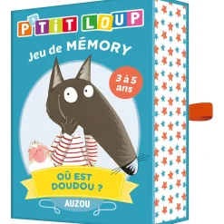 JEUX DE CARTES - P'TIT LOUP - JEU DE MÉMORY - OÙ EST DOUDOU ? - Editions Auzou