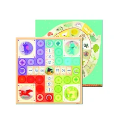 Jeux de l'oie et des petits chevaux : Ludo and Co Junior - Djeco
