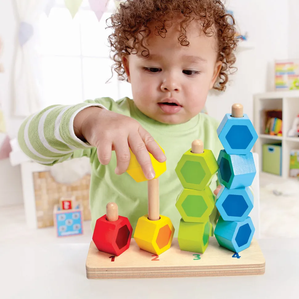 Jouet à empiler : Perles à compter - Hape