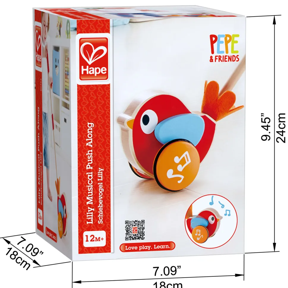 Jouet à pousser : Lilly, l'oiseau - Hape