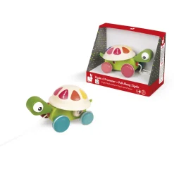 Jouet à tirer : Tortue à promener Zigolos - Janod