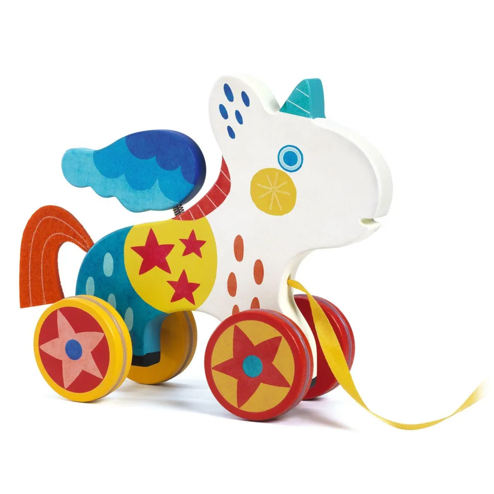 jouet à tirer en bois : Vadim - Djeco