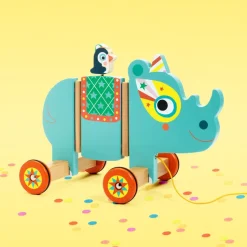 jouet à tirer en bois : Vilma - Djeco