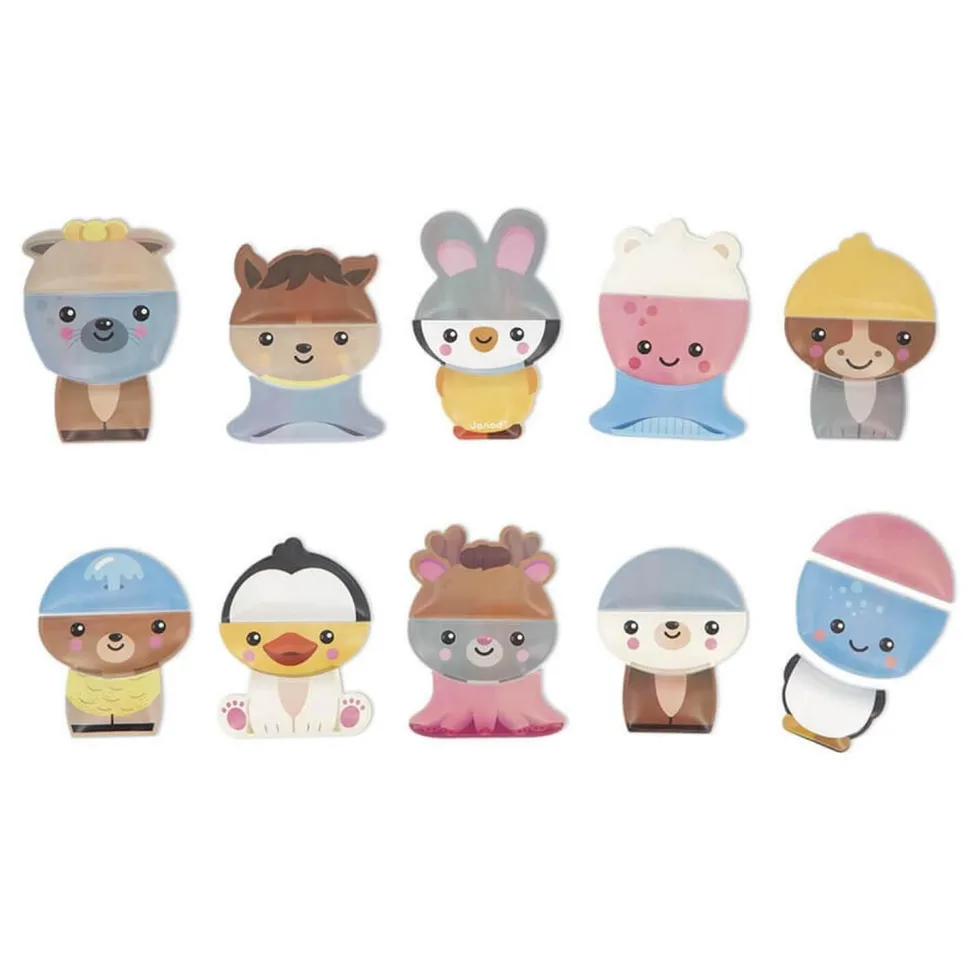 Jouet pour le bain : Mix & Match animaux du bain - Janod