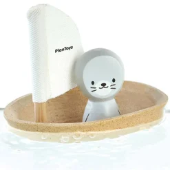 Jouet pour le bain: Bateau phoque - Plan Toys