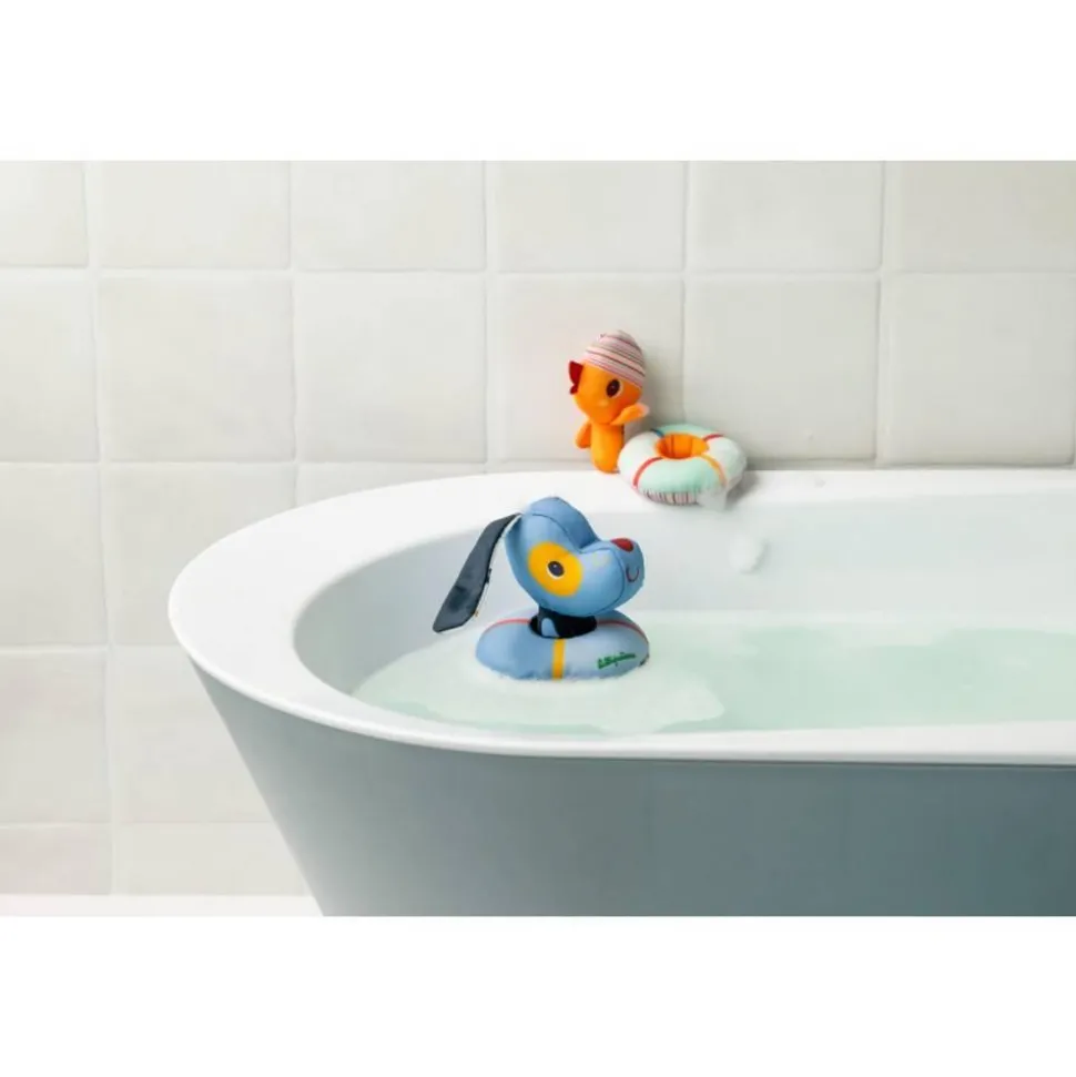JOUETS DE BAIN FLOTTANTS - JULES LE CLIEN ET SON CANARD AVEC BOUEES - Lilliputiens