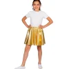 Jupe disco lamée or - Fille - RueDeLaFete