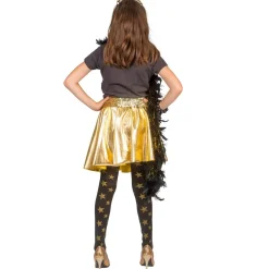 Jupe disco lamée or - Fille - RueDeLaFete