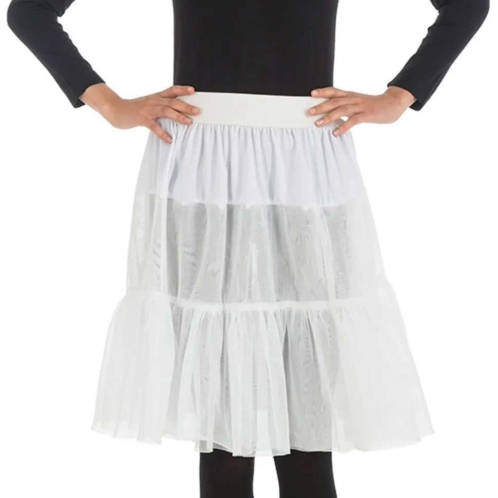 Jupon long adulte Blanc - RueDeLaFete