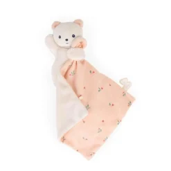 Kaloo Carré Douceur : Doudou Ours Feuilles d'amour - Kaloo