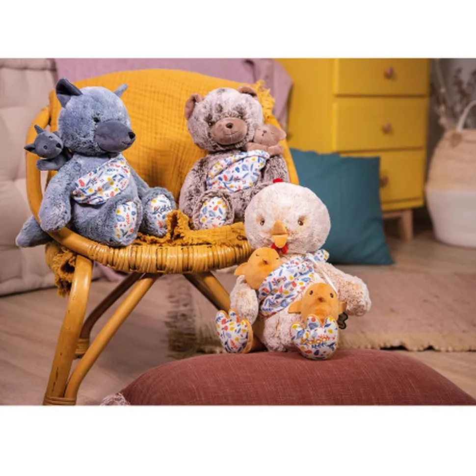Kaloo Linoo : Peluche Papa Ours Oscar - Kaloo