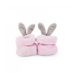 Kaloo Plume : Chaussons lapinou rose - Kaloo