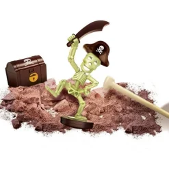 Kidzlabs: KIT D'EXCAVATION PIRATE LUMINEUX - 4M