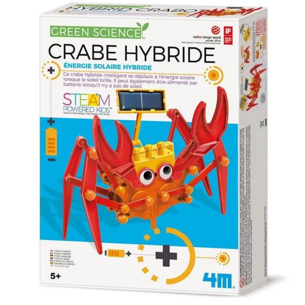 KidzLabs GREEN SCIENCE/Solaire Hybride: CRABE - 4M