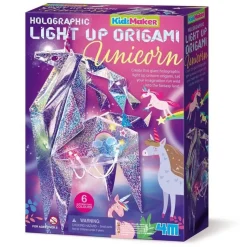 KidzMaker: LICORNE ORIGAMI LUMINEUSE - 4M