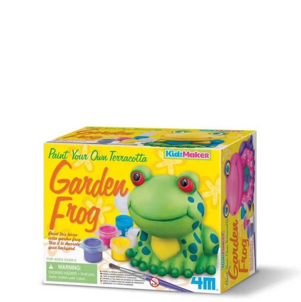 KidzMaker: PEINDRE VOTRE PROPRE GRENOUILLE DE JARDIN EN TERRE CUITE - 4M