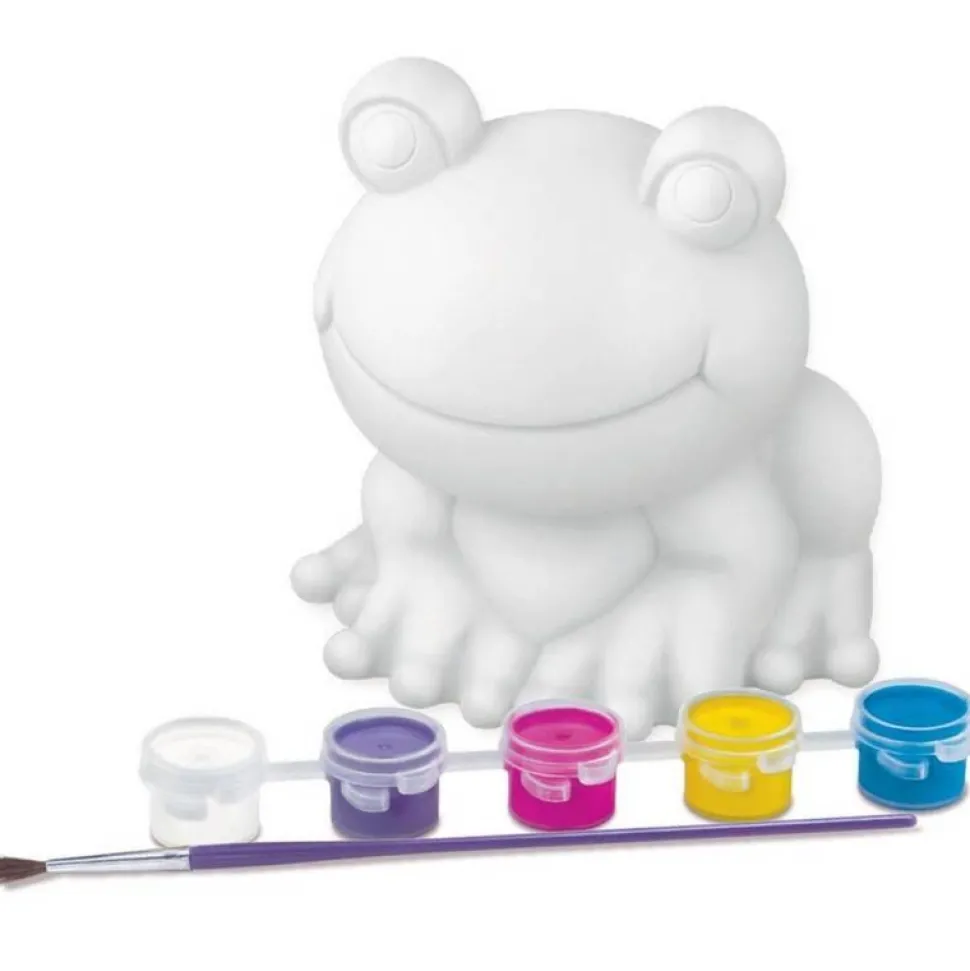 KidzMaker: PEINDRE VOTRE PROPRE GRENOUILLE DE JARDIN EN TERRE CUITE - 4M