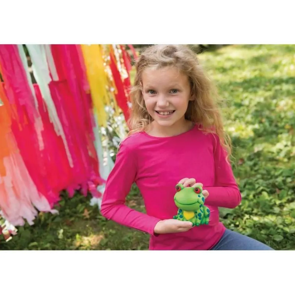 KidzMaker: PEINDRE VOTRE PROPRE GRENOUILLE DE JARDIN EN TERRE CUITE - 4M