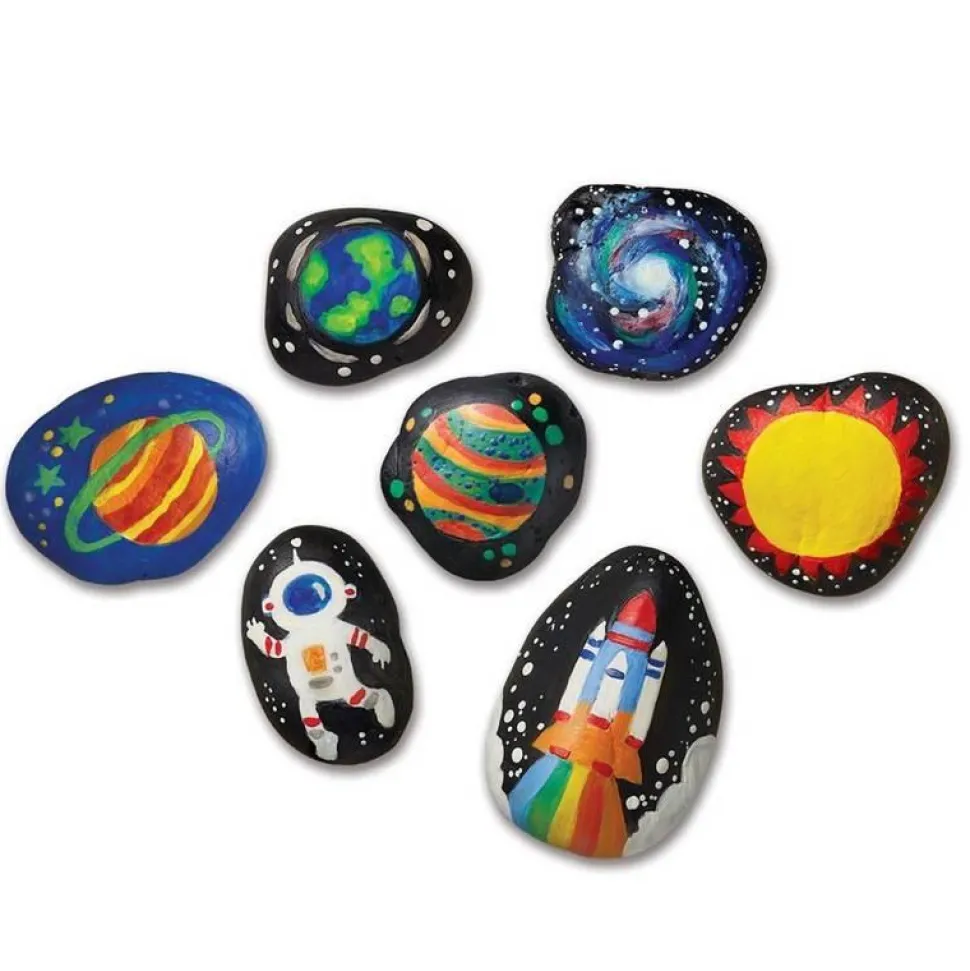 KidzMaker: PEINTURE SUR PIERRES - ESPACE - 4M