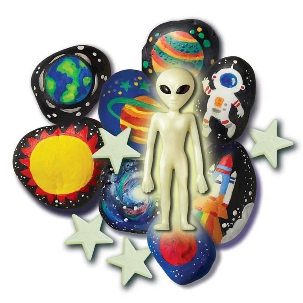 KidzMaker: PEINTURE SUR PIERRES - ESPACE - 4M