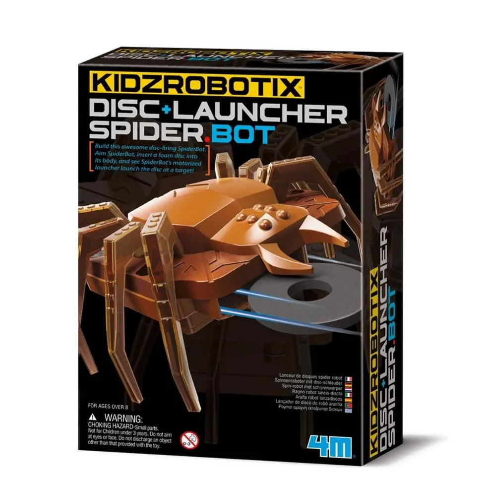Kidzrobotik : Spiderbot Lanceur De Disques - 4M