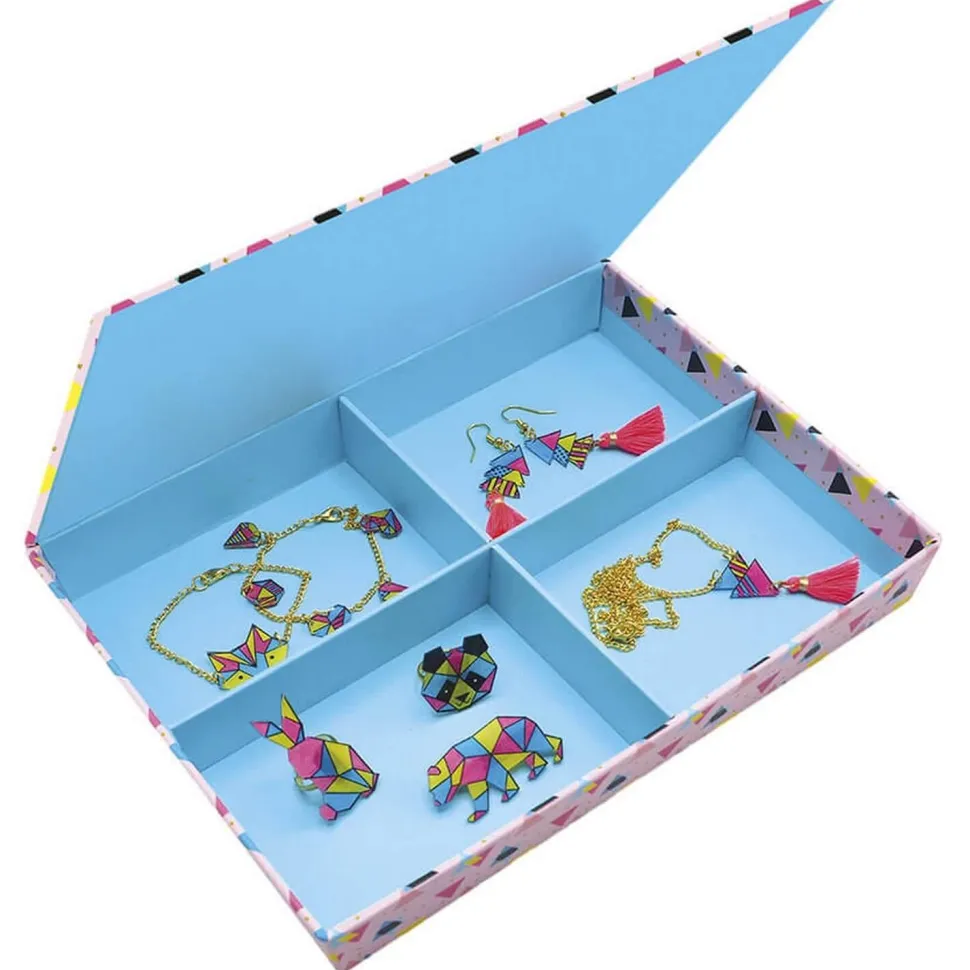 Kit créatif : 7 Bijoux En Plastique Fou Geometrix - Janod
