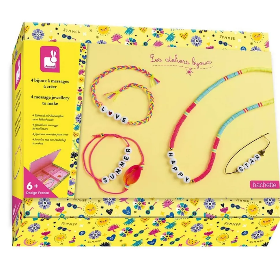 Kit créatif : 4 bijoux messages à créer - Janod