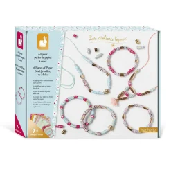 Kit créatif : 6 Bijoux perles de papier à créer - Janod