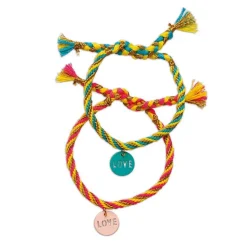 Kit créatif : 13 bracelets de l'amitié à créer - Janod