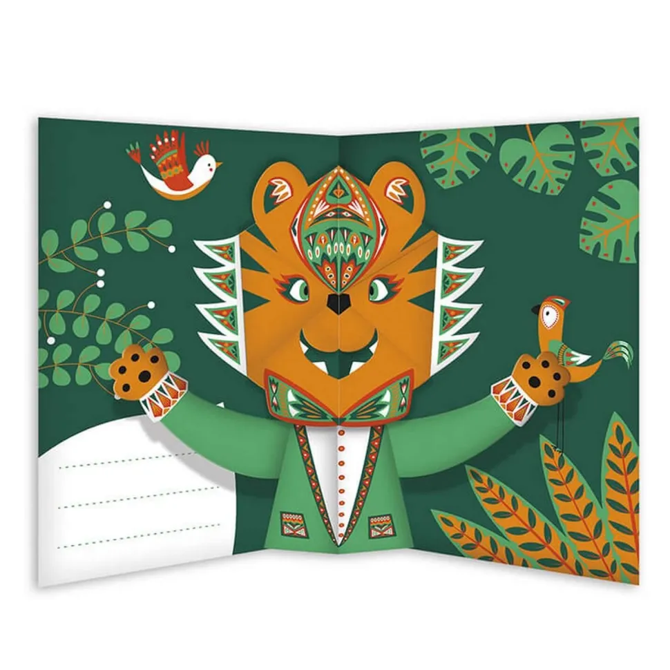 Kit créatif : 6 Cartes Pop-Up Animaux A Créer - Janod