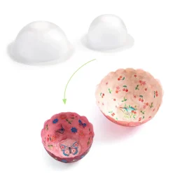 Kit créatif : 2 coupelles papier à créer : Dans les airs - Djeco