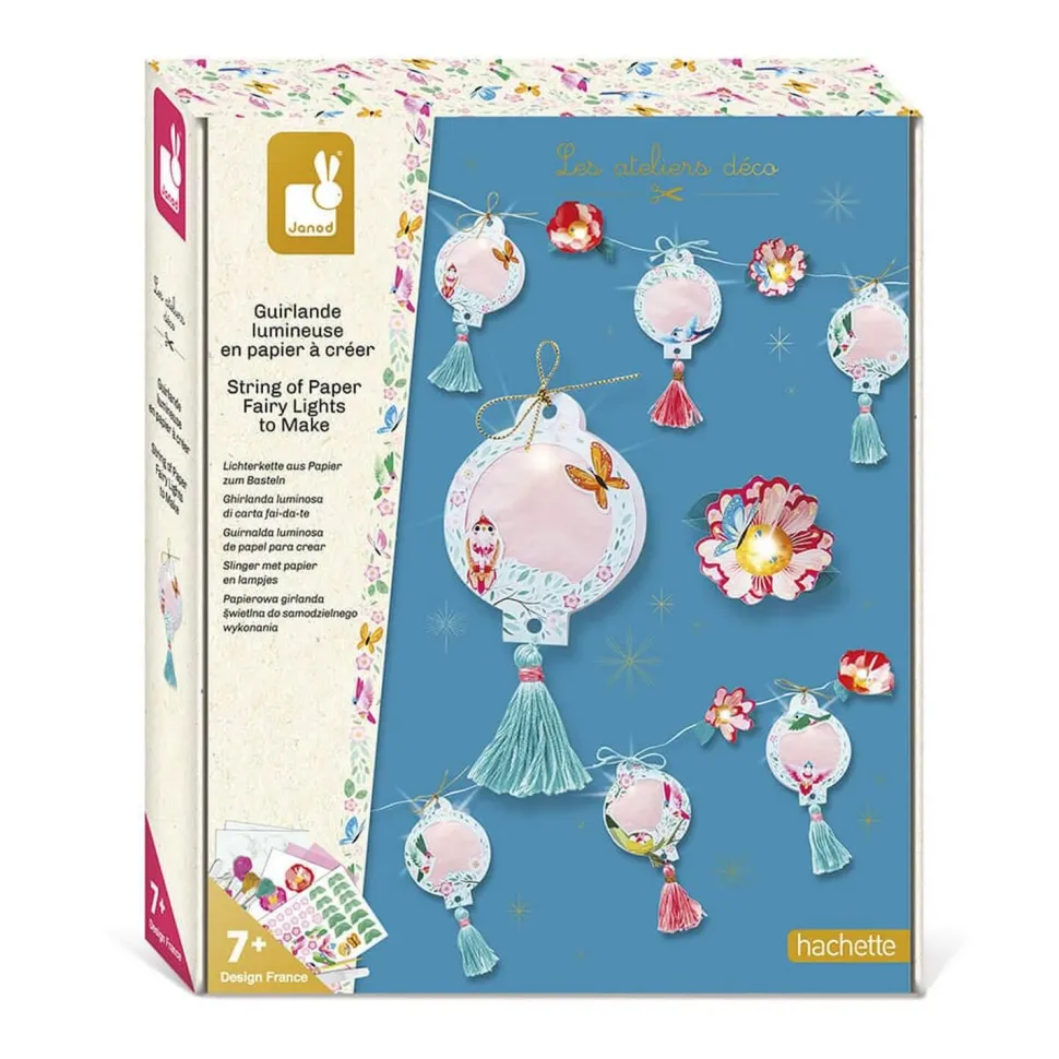 Kit créatif : 1 Guirlande Lumineuse En Papier - Janod
