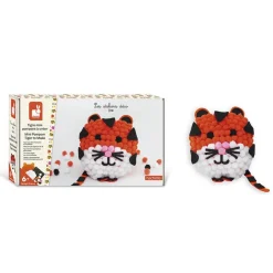 Kit créatif : 1 Tigre Mini Pompons A Créer - Janod