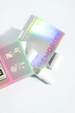 Kit créatif : album photo memories + 4 rouleaux - Mob