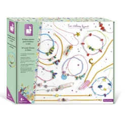 Kit créatif :16 Bijoux pierres porte-bonheur - Janod