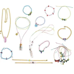 Kit créatif :16 Bijoux pierres porte-bonheur - Janod