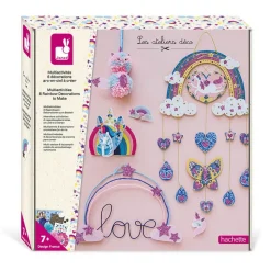Kit créatif : Coffret Multi activités Arc En Ciel - Janod