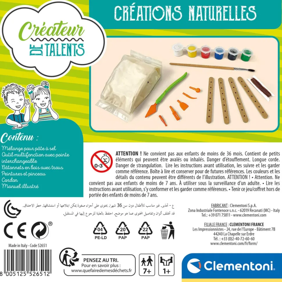 Kit créatif : Créations naturelles - Clementoni