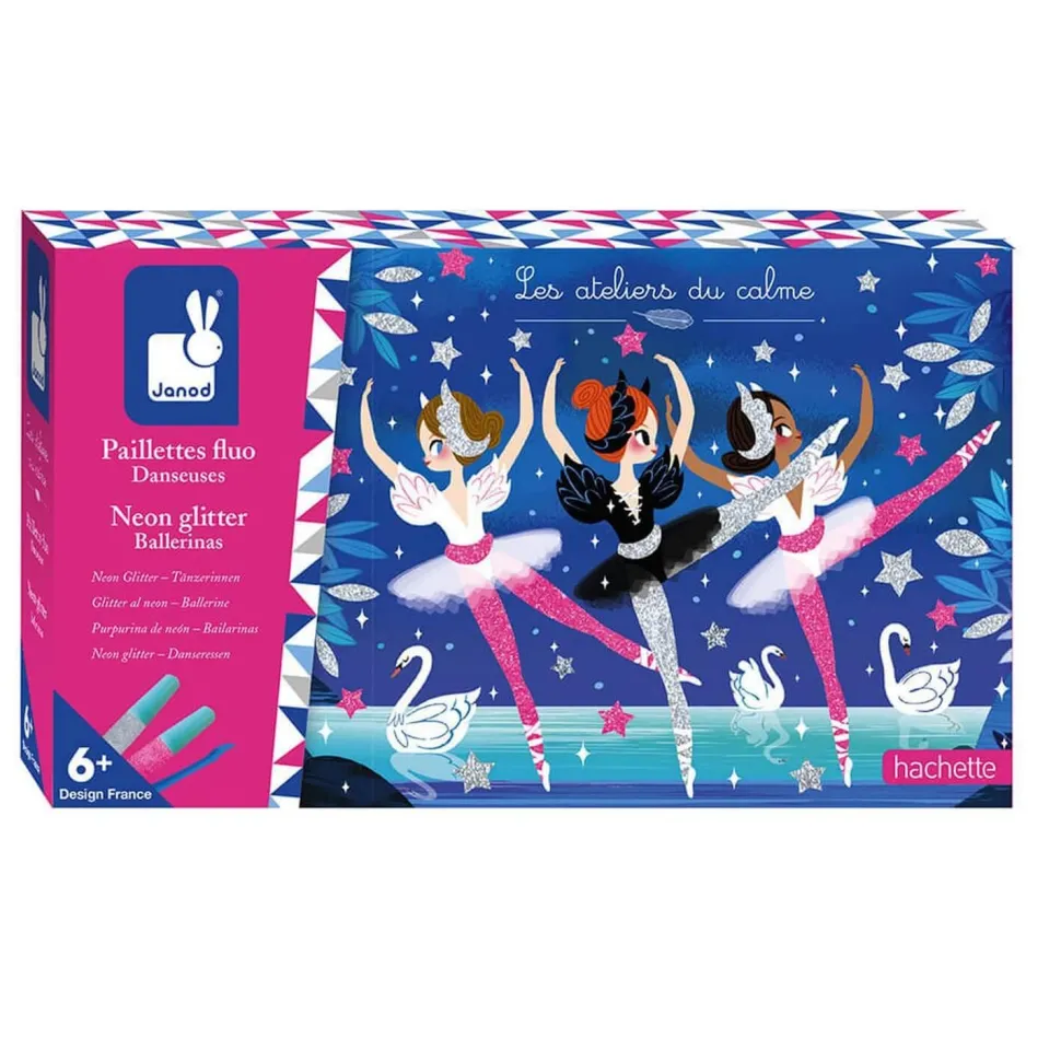 Kit créatif - Paillettes fluo danseuses - Janod