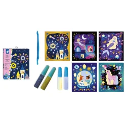 Kit Créatif : Sables Phosphorescents et Paillettes nuit Féerique - Janod