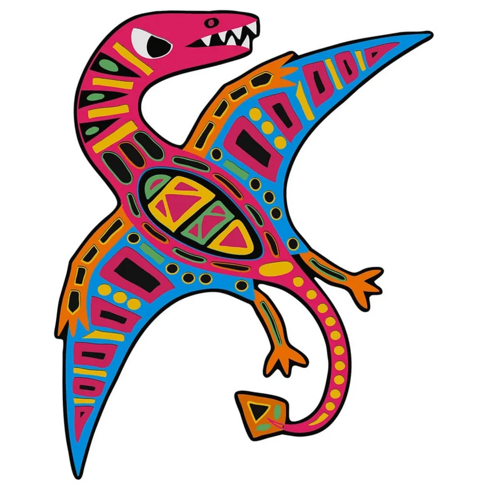 Kit créatif - Scratch Art Dinosaures silhouettés - Janod