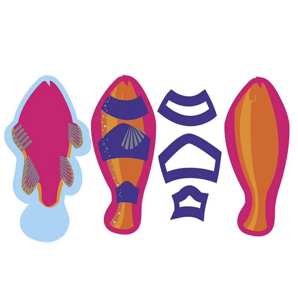 Kit créatif : Trophées 3D En Papier - Animaux Marins - Janod