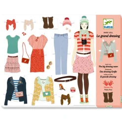 Kit créatif Au bonheur des filles : Oh! la mode : Le grand dressing - Djeco