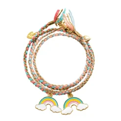 Kit créatif bijoux : Kumihimo Arc en ciel - Djeco