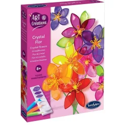 Kit créatif Crystal Flor - Art & Créations : fleurs transparentes - Sentosphère