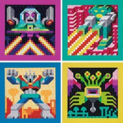 Kit créatif papeterie : Invaders - Djeco