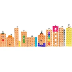 Kit d'activités avec cubes MathLink Numberblocks de 21 à 30 - Learning Resources