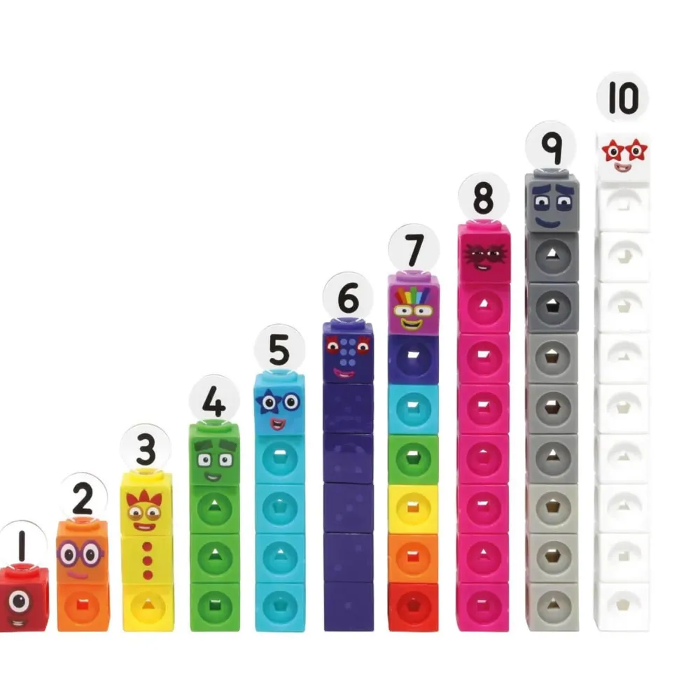 Kit d’activités avec cubes MathLink Numberblocks de 1 à 10 - Learning Resources