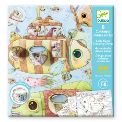 Kit de coloriages : Le voyage de Malo - Djeco